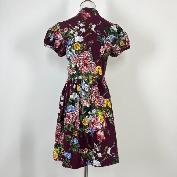 $498 NWOT SEE BY CHLOÉ Floral Print Cotton Multicolor Dress Size 38 - Picture 8 of 13